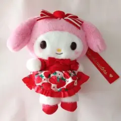 いちご新聞50周年 マイメロディ マスコットホルダー　サンリオ　ぬいぐるみ