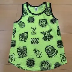 ZUMBA タンク トップ ネオングリーン 総柄のサムネイル