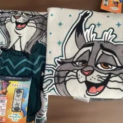 ズートピア 2 パウバード　フェイスタオル 2枚組 バスタオル１枚　しまむら