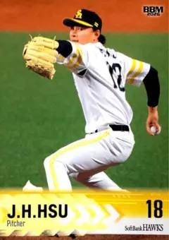 エポックワン 徐若熙 入団会見 ルーキーカード ソフトバンク 台湾代表