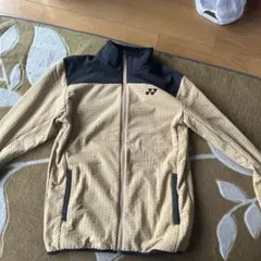 YONEX ジップアップジャケット ベージュ/ブラック
