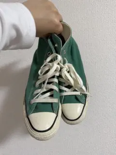 ALL STAR 緑色 ハイカットスニーカー