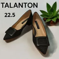 チ*ル様 【美品】TALANTON ブラック ポインテッドトゥ フラットシューズ