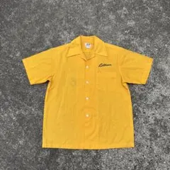 70s ヒルトン HILTON ボーリングシャツ 黄色 イエロー L - メルカリ