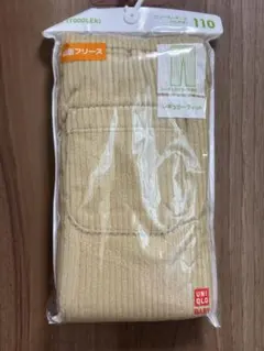 【新品未使用】 ユニクロ レギンス レギュラーフィット 裏起毛 110cm