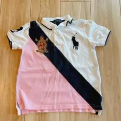 ポロ・ラルフ・ローレン ポロシャツ　ラルフローレン　5T ピンク