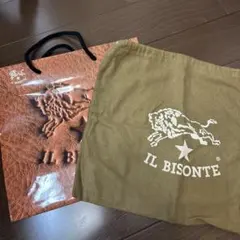 【お値下げ】IL BISONTE ショップ袋と巾着セット