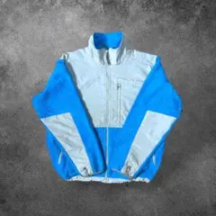 THE NORTH FACEデナリジャケット　ポーラテックフリース　青/グレーL