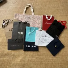 ブランド　ショップ　紙袋　10枚