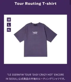 東京ドーム Le Sserafim Tシャツ Mサイズ ① LE SSERAFIM EASY CRAZY HOT 東京ドームTシャツ L - メルカリ