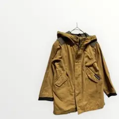 【BREEZE】イエローモッズコート 120 キッズ　保育園　防寒