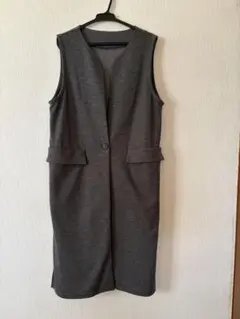 【美品】韓国製　レディース　ジレ　Mサイズ