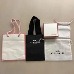 COACH ショップ袋/箱/巾着　5点セット