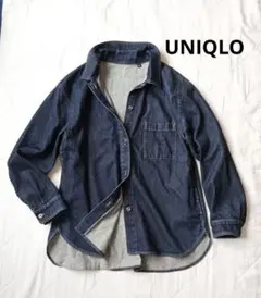 美品　UNIQLO　ユニクロ　デニム　シャツジャケット　Gジャン　カバーオール