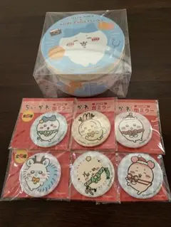 ちいかわ×神戸風月堂 コラボ缶　缶ミラー コンプリートセット ⭐︎シールおまけ