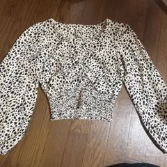 INGNI ヒョウ柄 長袖ブラウス Mサイズ