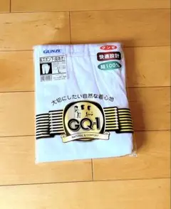 【未使用】GUNZE GQA302 長ズボン下（前あき） 綿100%