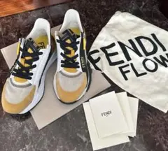 FENDI FLOW フェンディ フロー スニーカー ホワイト/イエロー 37のサムネイル