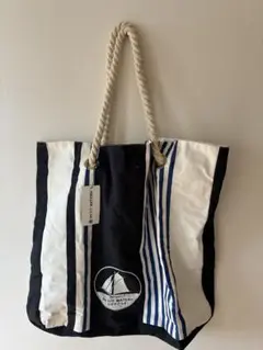 PETIT BATEAU ストライプ トートバッグ　新品　ママバッグ