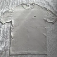 LACOSTE ホワイト 半袖Tシャツ US XS