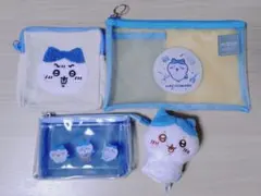 ちいかわ ハチワレのポーチ3種と ぴたれすとのセット売り 値下げ中！のサムネイル