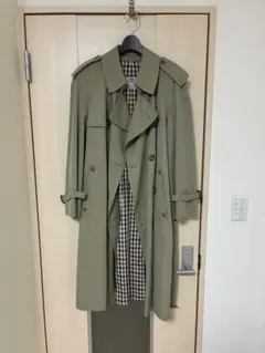 極美品アクアスキュータム トレンチコート 44 KINGSWAY 英国製ベージュ