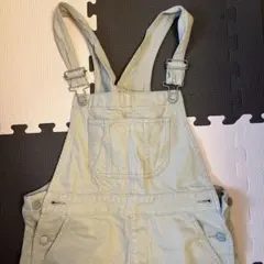 GU オーバーオール　ベージュ