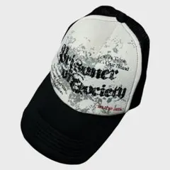 送料込みGALLERY DEPT. トラッカーキャップUSAペイント加工ブラック