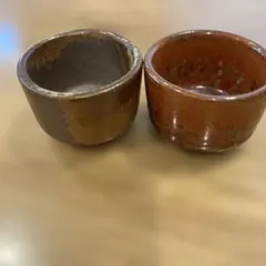 陶器製 お猪口 2つ