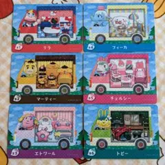 どうぶつの森 amiiboカード サンリオコラボ6枚セット　アミーボカード