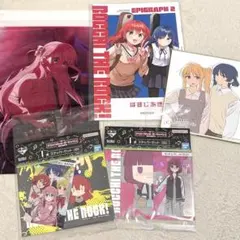 ぼっちざろっく　映画　色紙　エピグラフ　ポップコーンバッグ　ステッカーセット