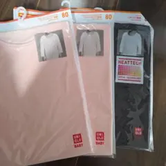 UNIQLO ベビー HEATTECH 長袖シャツ 80