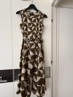 S MaxMara ノースリーブひざ丈ワンピース
