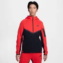 テックフリース 赤黒 xxl
