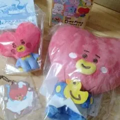BT21 一番くじ　オンライン　タタぬいぐるみアクリルチャームふわふわマスコット