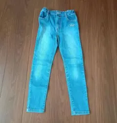 XXS ライトブルー スリムフィットデニム　130 xxs
