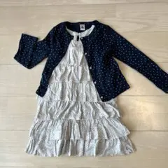 プチバトー ノースリーブワンピース　6ans/114cm