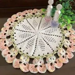 マーガレットレース編みドイリーハンドメイド No.675 ハンドメイドレース編み マーガレットのドイリー - メルカリ