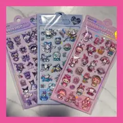 人気＊サンリオボンボンドロップシール 3枚セット✨ぷくぷくシール
