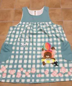 学研　くまのがっこう ジャッキー&ギンガムチェックエプロン　保育士　幼稚園