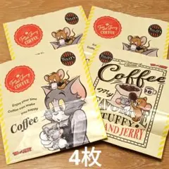 タリーズコーヒー トムとジェリー 紙袋 4枚セットTULLY'S COFFEEのサムネイル