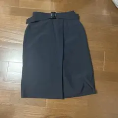 ROPÉ PICNIC ベルト付きスカート ネイビー 38