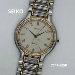 SEIKO ドルチェ 7741-6050 1990年製 新品電池 稼働 2527のサムネイル