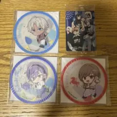 にじさんじ　くら寿司コラボ　 ラバーコースター3枚＋カード1枚