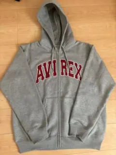 AVIREX 50周年記念 フルジップパーカー グレー XL - メルカリ