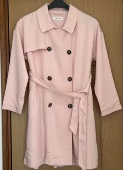 GLOBAL WORK トレンチコート　ピンク130 140 XXL