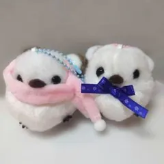 ふくふくシマエナガ 冬の装いVMC マスコット ２種セット