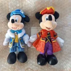 ディズニー　ぬいぐるみバッジ　ミッキーマウス