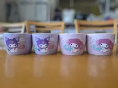 My Melody & Kuromi スープカップ 4個　早い者勝ち！のサムネイル