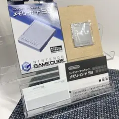 【動作確認済】GC ゲームキューブメモリーカード59 グレー 箱付き c